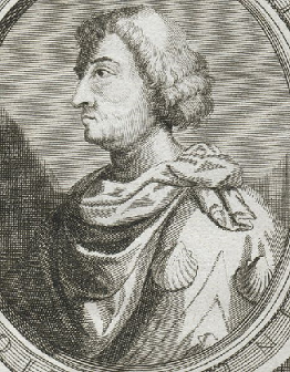 Philippe de Commynes.- illustration de ses Mémoires publiés à Bruxelles en 1707